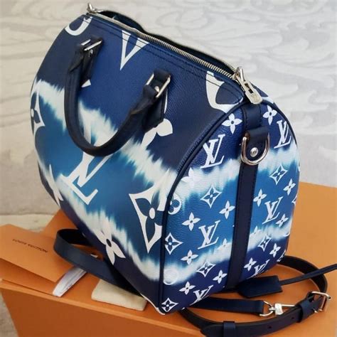 lv speedy escale|Limited Edition Rare LV Escale Speedy Bandoulière 30 in Blue.